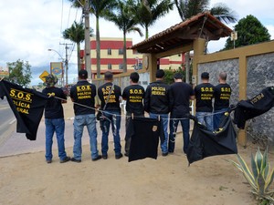 Policiais federais de Vitória da Conquista param atividades nesta terça-feira (Foto: Anderson Oliveira/Blog do Anderson)