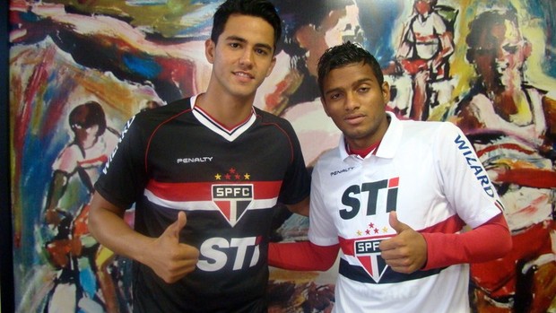 Renan Ribeiro e Reinaldo no São Paulo (Foto: Site Oficial / saopaulofc.net)