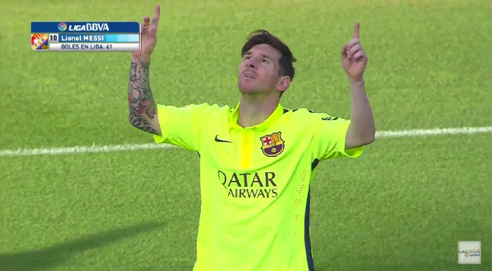 Messi gol Barcelona