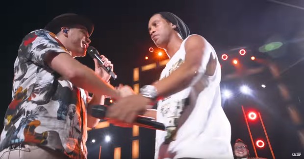 Wesley Safadão e Ronaldinho Gaúcho (Foto: Reprodução/ You Tube)