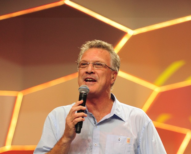 Pedro Bial no BBB 13 (Foto: Divulgação/TV Globo)