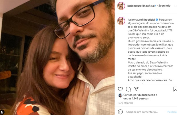 Famosos celebram o Valentines Day declarações de amor Quem