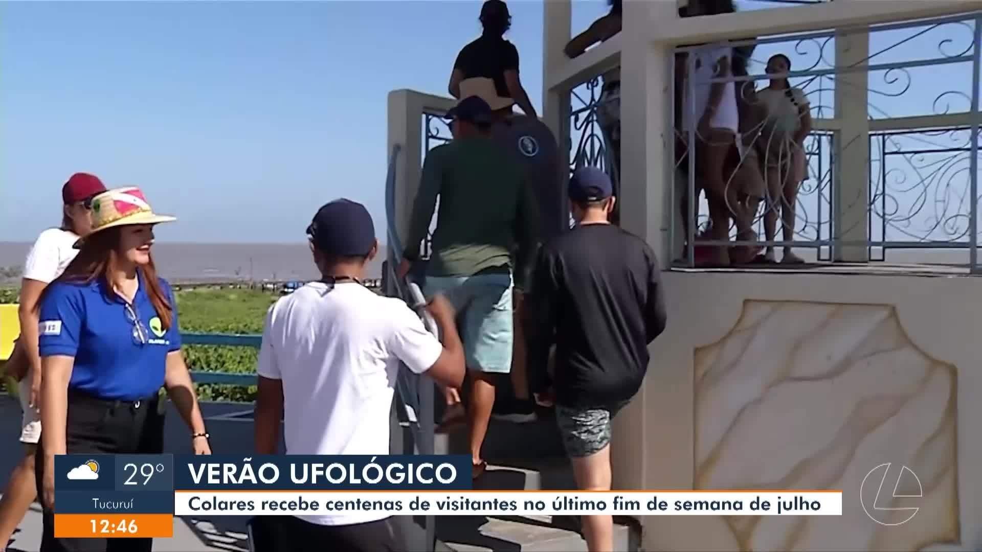 Colares atrai centenas de turistas durante o auge do verão ufológico​‌​