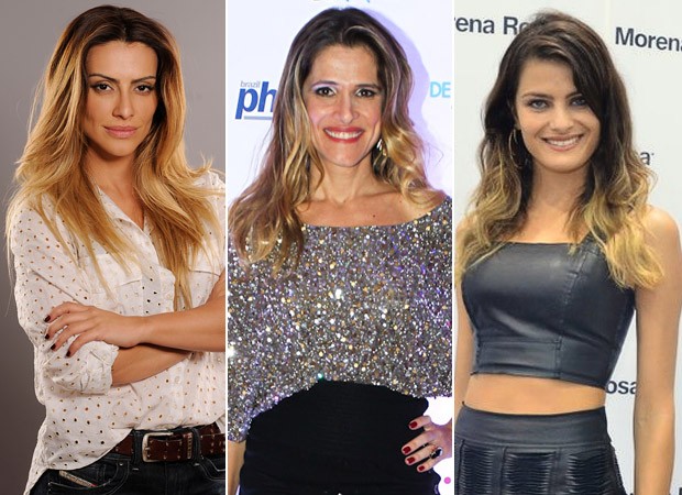 Cléo Pires, Ingrid Guimarães e Isabeli Fontana - Cabelos (Foto: Estevam Avellar/TV Globo - Manuela Scarpa/ Foto Rio News - Caio Duran / AgNews)