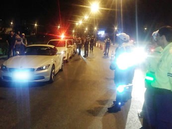 Cinco motoristas foram presos na Blitz da Lei Seca em Cuiab. (Foto: Polcia Civil/MT)