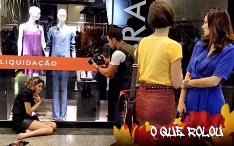 Amora surtou e Giane flagrou tudo (Sangue Bom/TV Globo)