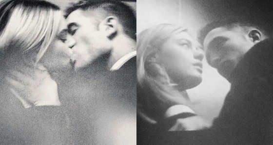 Camille Rowe e Robert Pattinson na campanha da Dior (Foto: Reprodução/ Twitter)