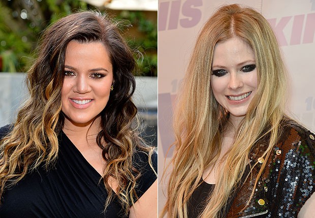 Klhoe Kardashian e Avril Lavigne (Foto: Getty Images)