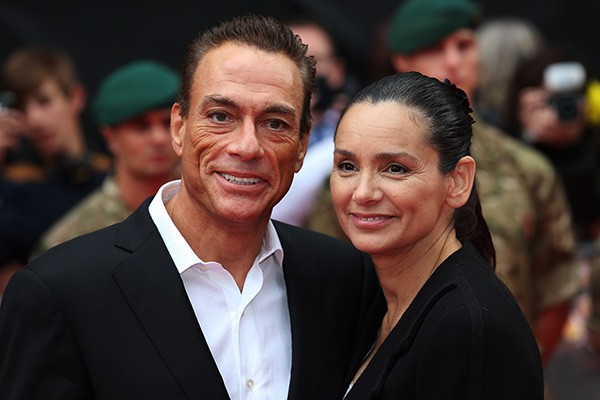 Jean-Claude Van Damme e Gladys Portugues (Foto: Getty Images)