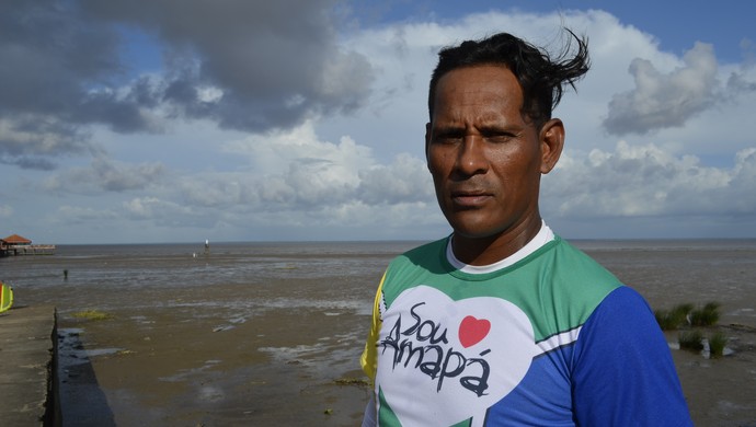 Filho de amapaense encara Atlântico à remo em competição perigosa (Foto: Jonhwene Silva-GE/AP)