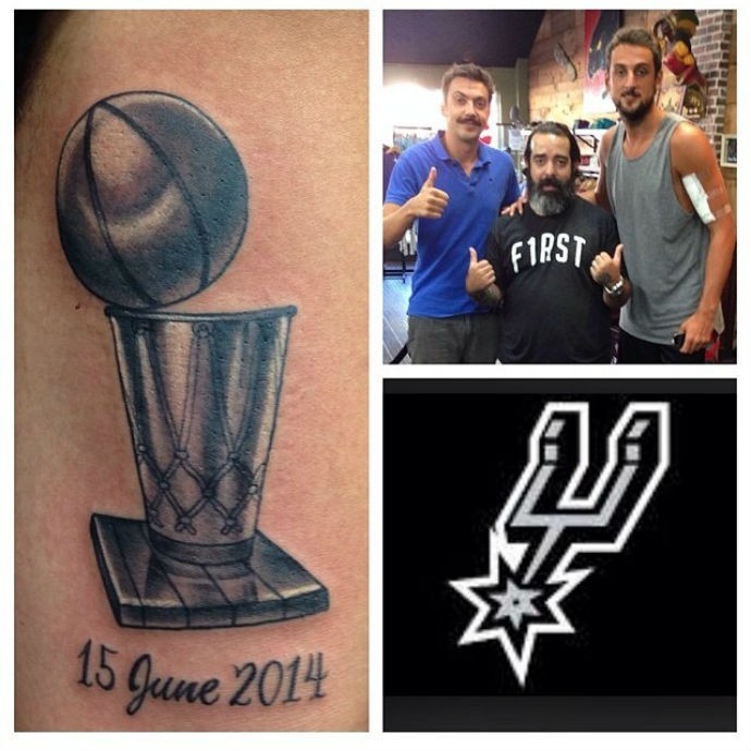 Marco Belinelli tatuagem no braço NBA (Foto: Reprodução/Instagram)