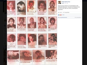 Em seu perfil pessoal no Facebook, presidente da OAB-RJ, Felipe Santa Cruz, de supostas vítimas de torturas cometidas pelo coronel Brilhante Ustra, que foi exaltado pelo deputado Jair Bolsonaro (Foto: Reprodução/Facebook)