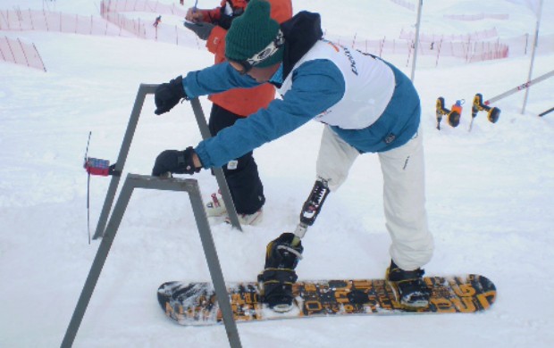 snowboard André Cintra paralímpico (Foto: CBDN)