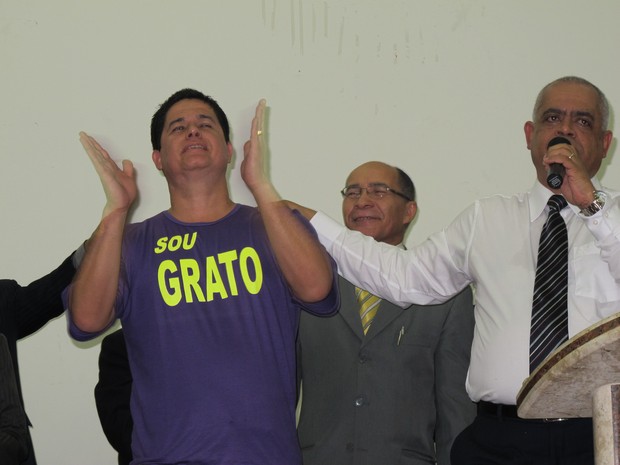 Bili é eleito prefeito de São Vicente (Foto: Bianca Midlej / G1)