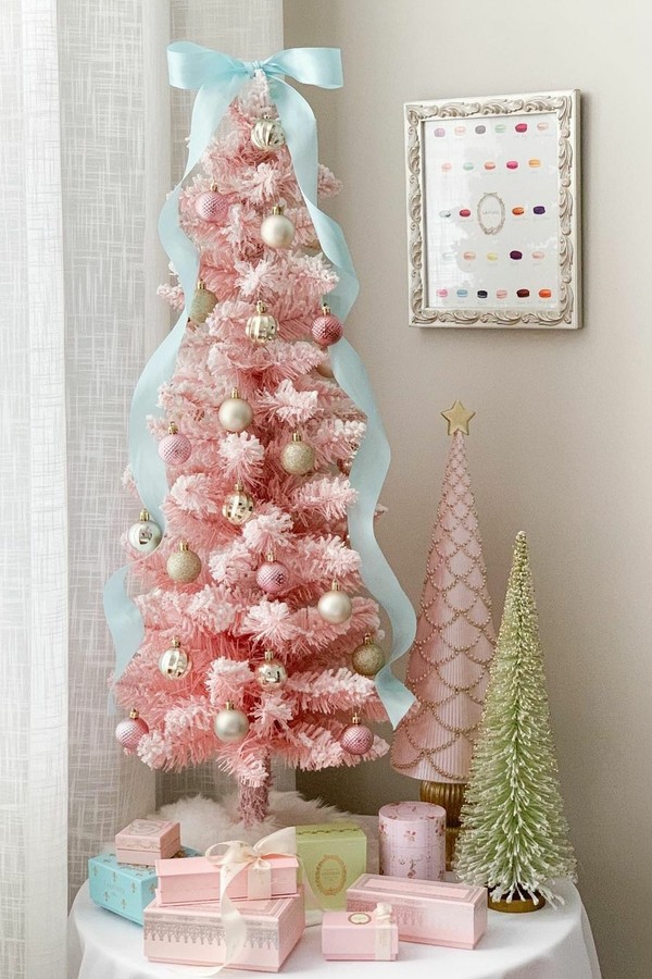 Hoje é dia de montar a árvore de Natal! Inspire-se com 8 ideias (Foto: Reprodução/Instagram @littlerandomhappiness)
