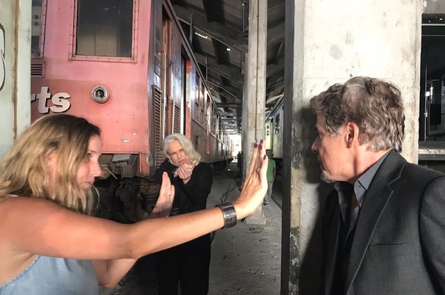 'A lei do amor': Natália Grimberg orienta Vera Holtz e José Mayer (Foto: Divulgação) 'A lei do amor': Natália Grimberg orienta Vera Holtz e José Mayer (Foto: Divulgação)