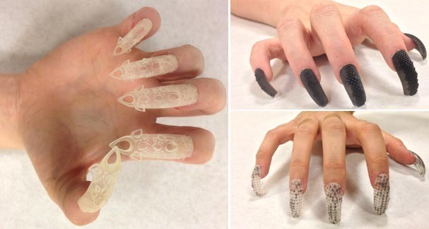Transparências, recortes e escamas nas unhas que lembram garras (Foto: Reprodução/Tumblr)