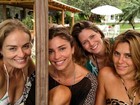 Didi Wagner posta foto com Angélica, Grazi e Carol Dieckmann em Angra