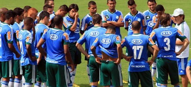 Gilson Kleina treino Palmeiras (Foto: Denny Cesare / Ag. Estado)
