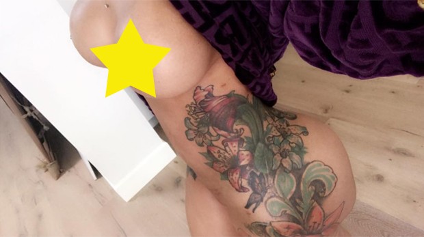 Rob Kardashian divulga nude de Blac Chyna (Foto: Reprodução/ Instagram)