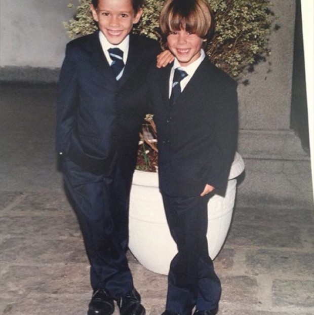 João Victor Marcari Oliva e Antonio Oliva (Foto: Reprodução/ Instagram)