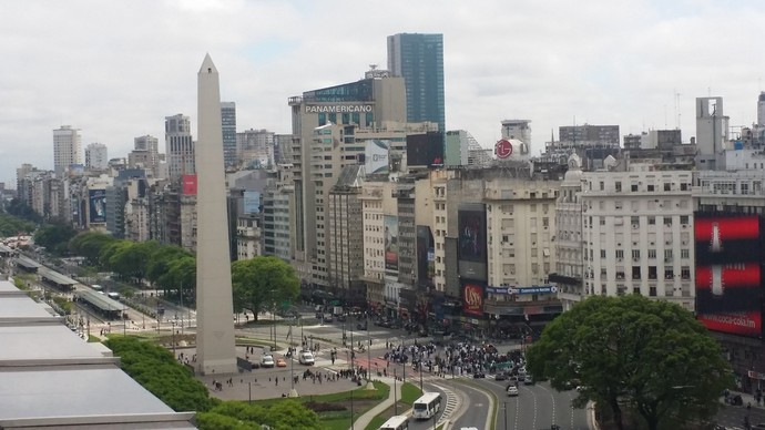 Brasil x Argentina Buenos Aires sem chuva (Foto: Márcio Iannacca / GloboEsporte.com)