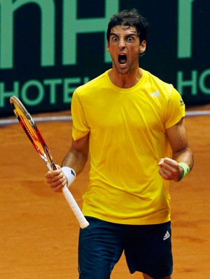 Thomaz Bellucci vence Roberto bautista tenis copa davis (Foto: Reuters)