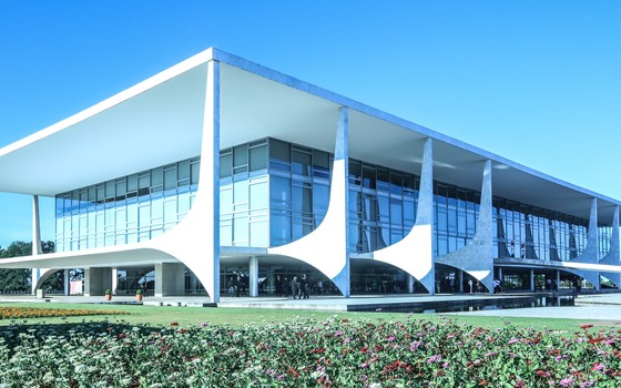 O Palcio do Planalto (Foto: Romrio Cunha/Flickr)