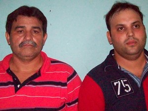 José Geraldo Gois (à esq.) e Jessé Siqueira Gois eram donos do depósito onde mercadoria foi encontrada. (Foto: Divulgação/PC) José Geraldo Gois (à esq.) e Jessé Siqueira Gois eram donos do depósito onde mercadoria foi encontrada. (Foto: Divulgação/PC)