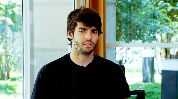 Kaká deu entrevista para o Esporte Espetacular (Foto: Reprodução TV Globo)