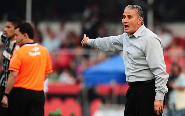 Tite jogo Corinthians São Paulo Paulista (Foto: Marcos Ribolli / Globoesporte.com)
