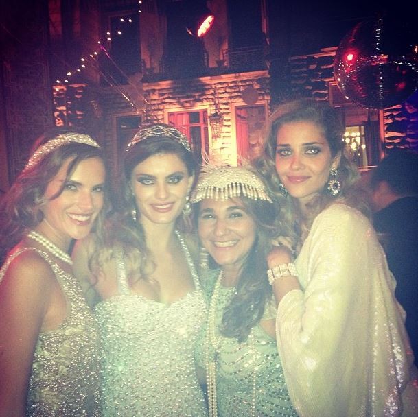 Alessandra Ambrosio , Isabelli Fontana e Ana Beatriz Barros no casamento de uma amiga (Foto: Instagram/Reprodução)