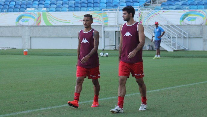 Thiago Potiguar e Rômulo América-RN (Foto: Canindé Pereira)