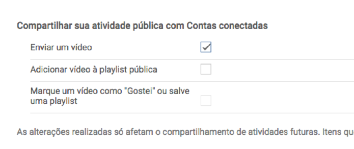 Desmarque as opções de compartilhamento (Foto: Reprodução/André Sugai)