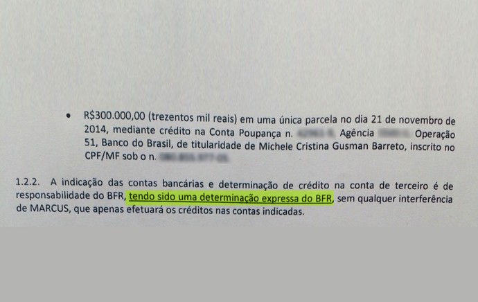 Documento Botafogo (Foto: Reprodução )