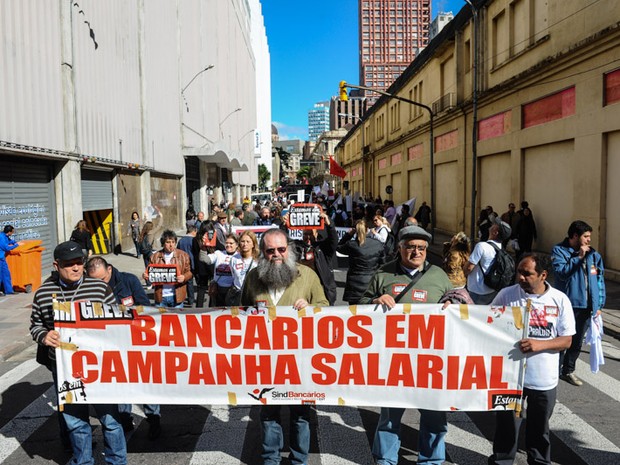 G1 Greve Dos Bancários Atinge 70 Das Agências Na Grande Porto Alegre Notícias Em Rio Grande 6902