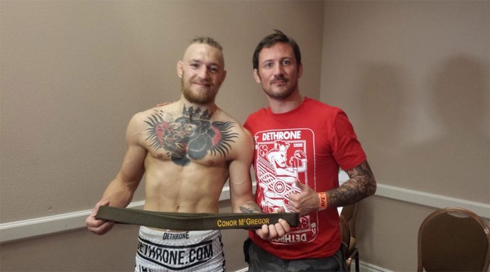 John Kavanagh e Conor McGregor (Foto: Twitter)