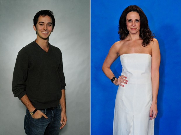 Gabriel Falcão e Vanessa Gerbelli assumiram namoro recentemente (Foto: TV Globo / Estevam Avelar e Alex Carvalho)