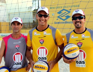 Dupla de vôlei de praia do Esporte Clube Vitória (Foto: Divulgação/EC Vitória)