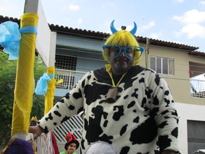 Daniel Borges, fundador do bloco Vaca Atolada, em Teresina (Foto: Ellyo Teixeira/G1)