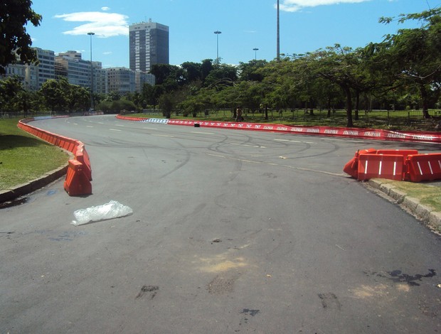 ferrari atropelamento aterro (Foto: Felipe Siqueira)