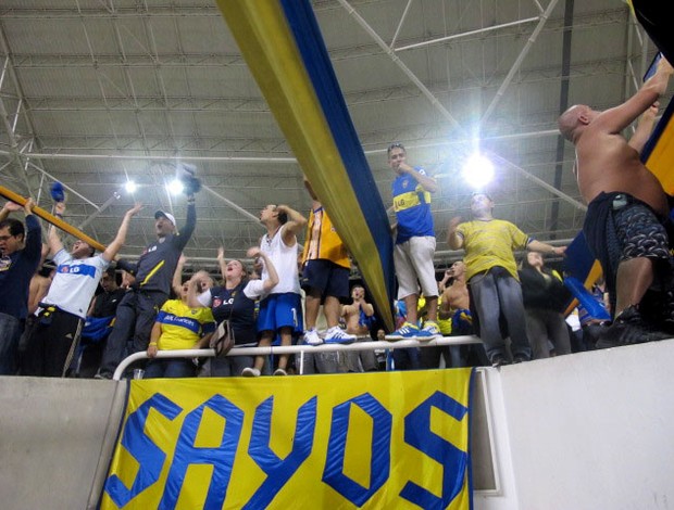 torcida boca juniors engenhão libertadores (Foto: André Casado / Globoesporte.com)