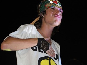 Pe Lanza, vocalista da banda Restart (Foto: Edgar de Souza/G1) Pe Lanza, vocalista da banda Restart (Foto: Edgar de Souza/G1)