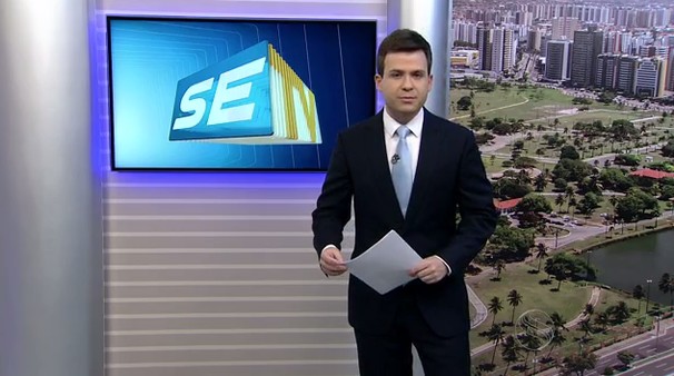Lyderwan santos traz as notícias que marcaram o dia em SE (Foto: Divulgação / TV Sergipe)