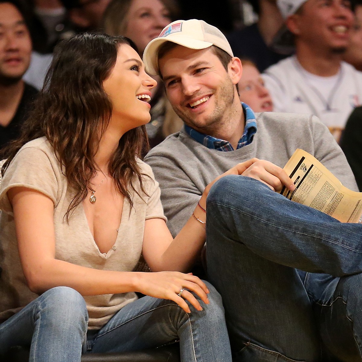 Ashton Kutcher e Mila Kunis são pais da pequena Wyatt Isabelle Kutcher (Foto: Getty Images)