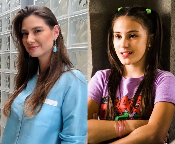 Lavínia Vlasak será ex-mulher de Arthur e Giovana Rispoli é Jojô, filha do casal (Foto: Gshow)