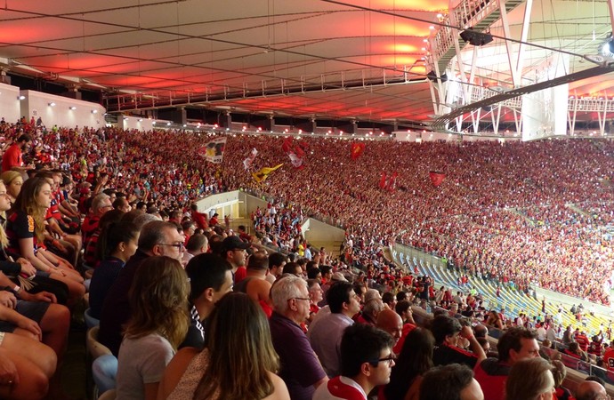 Torcida Flamengo x Atlético-MG (Foto: Cahê Mota) Torcida Flamengo x Atlético-MG (Foto: Cahê Mota)
