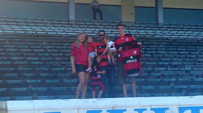 Torcedores Flamengo no Olímpico (Foto: Richard Souza)