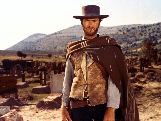 O caubói de expressão impenetrável do longa 'Três homens em conflito', de 1966, do diretor Sergio Leone (Foto: Divulgação) O caubói de expressão impenetrável do longa 'Três homens em conflito', de 1966, do diretor Sergio Leone (Foto: Divulgação)