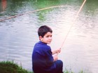 Edson Celulari posta foto de Enzo quando criança: 'Filho amado'
